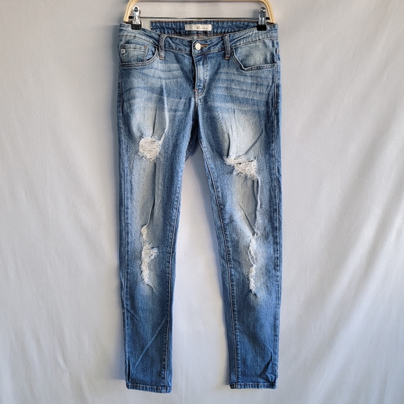 Kancan Low Rise Skinny Stretch Jean Women's 27 - Picture 2 of 9